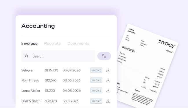 Invoicing